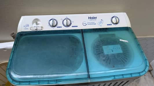 Haeir Semi Automatic Washing Machine+Dryer