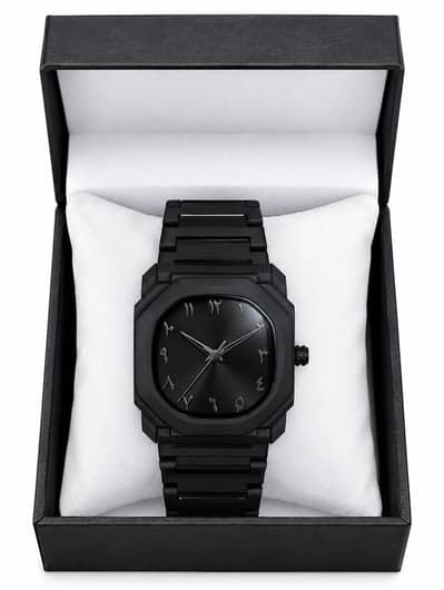 Aura watch in rectangular dial