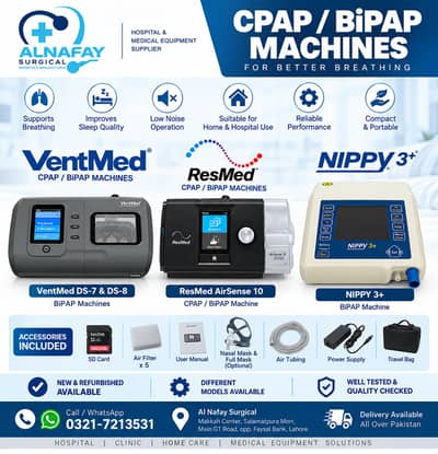 Bipap Cpap Machines available in stock
