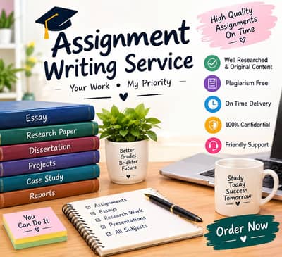 Assignment Writing & Typing Service | Urdu & English