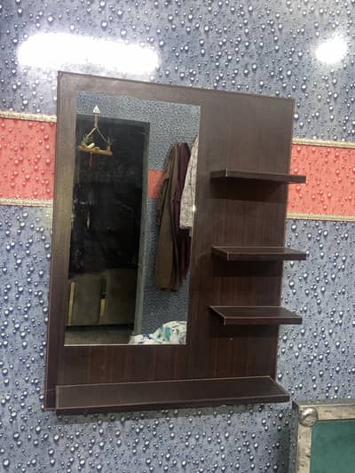 Wooden mirror