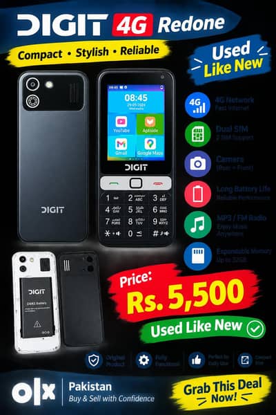 DIGIT 4G Redone – Used Like New
