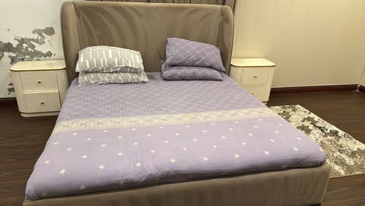 Modern Custom Upholstered King-Size Bed