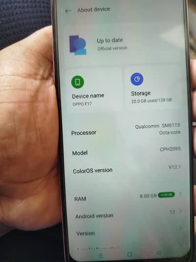 OPPO f17.8+128