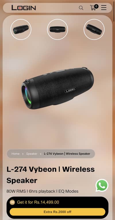 L-274 Vybeon I Wireless Speaker