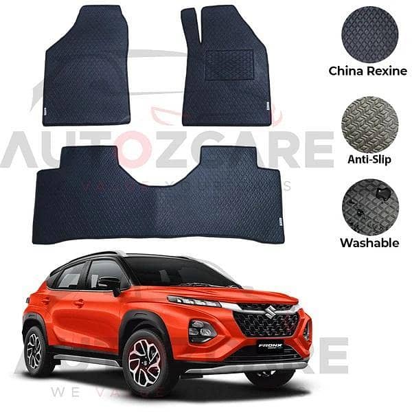 Suzuki Fronx China Rexine Floor Mat 3PCS - Model 2026