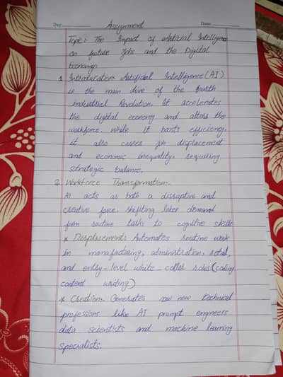 assignment work