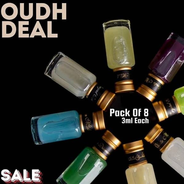 Perfumyst - Oudh Attar Pack of 8 (3 ml each) - Top Picks