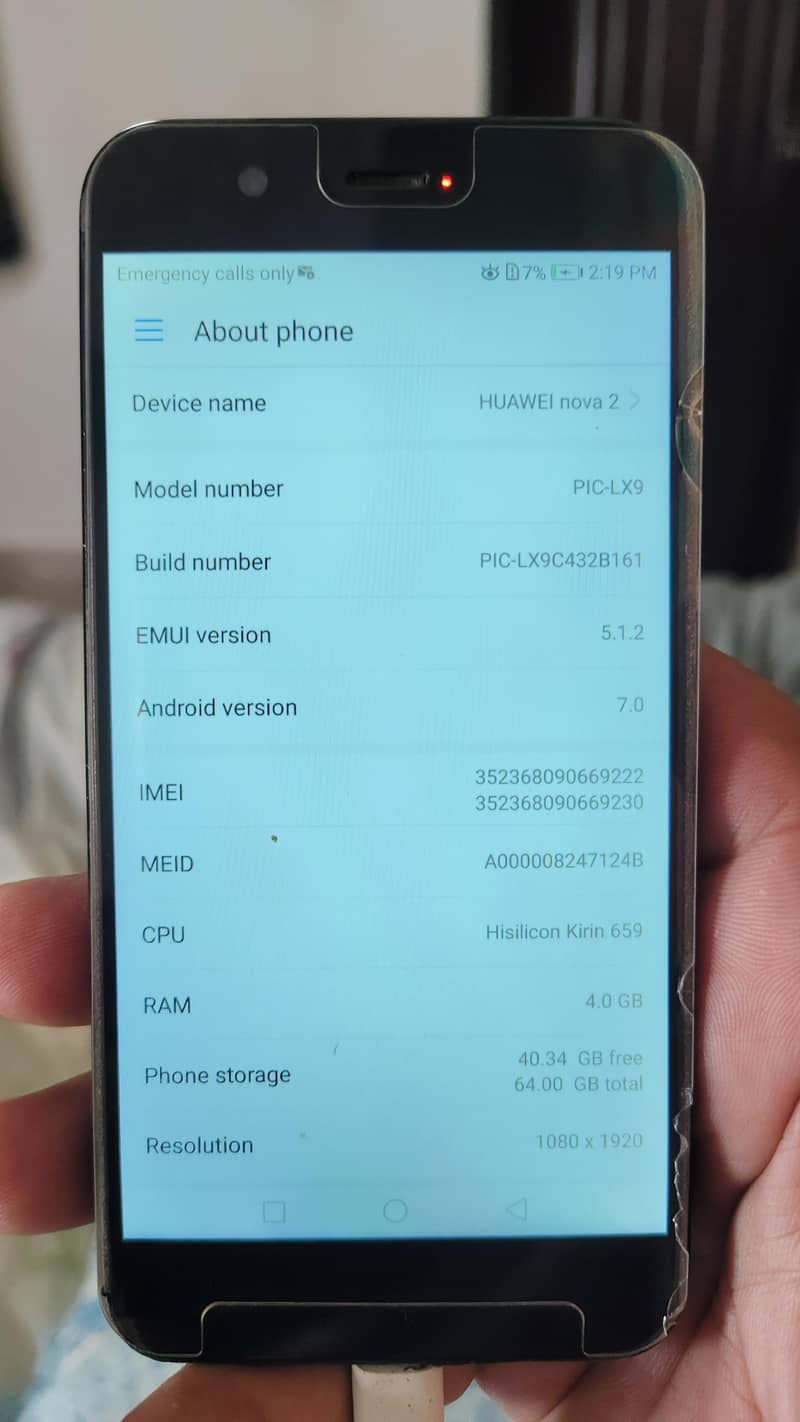 Huawei Nova2 0