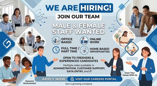 Hiring now in Lahore