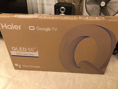 Haier S80 series 55 inch QLED 4k display just few days used