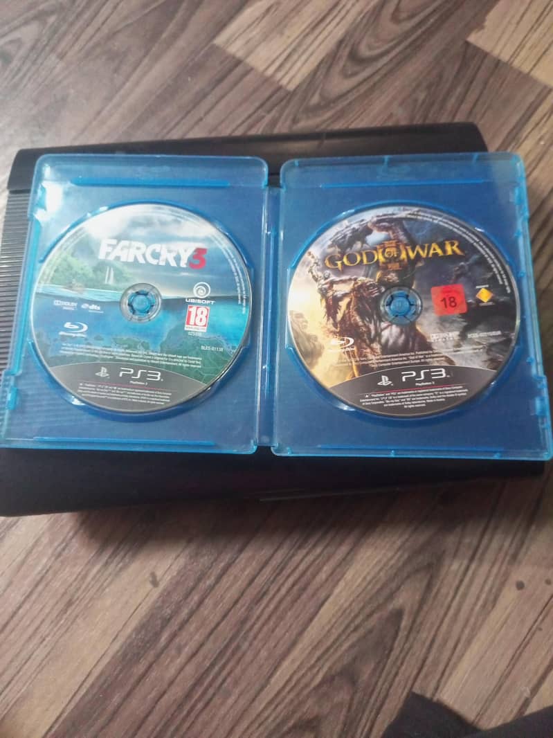 ps3 with CD,s 5
