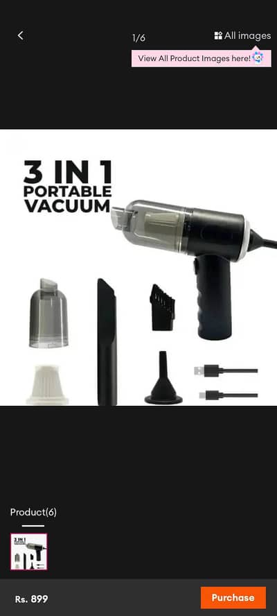 Vacum Clear quantity 8