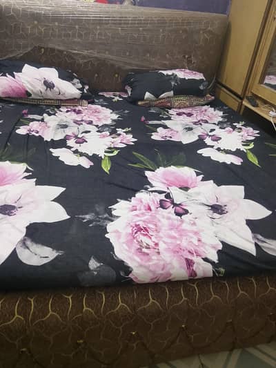 king bed and mattress