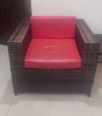 4 seater Wicker Sofa Set