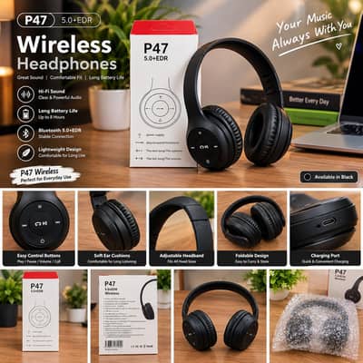 P47 Headphones Now Avaialble in all colors | Price is Fixed