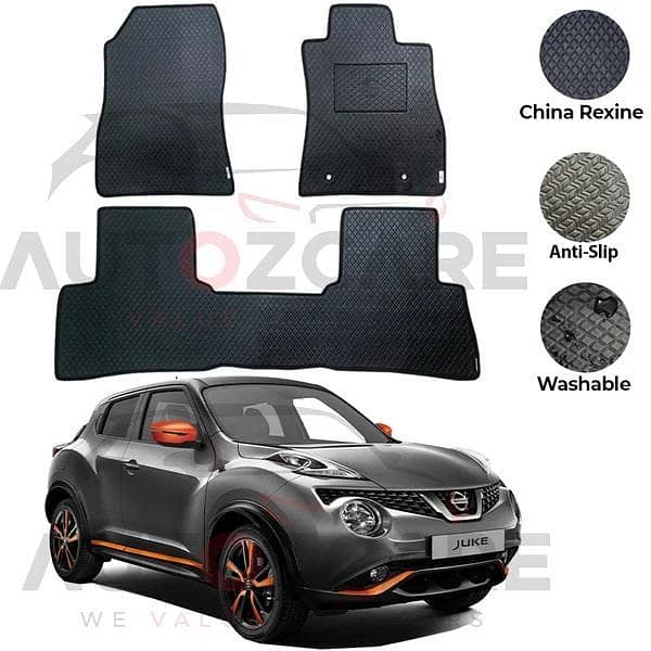 Nissan Juke China Rexine Floor Mat 3PCS - Model 2010-2019
