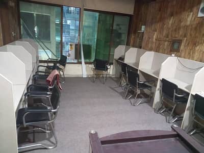 furnished call center space lease sharing