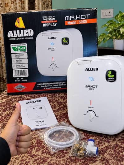 Allied Mr. Hot 520Si Electric/Gas Water Heater – Energy Efficient