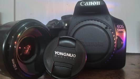 CANON D1300 with havy background blur 50mm f1.8 lens