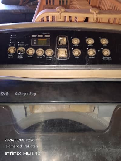 Samsung wobble technology 9 kg washing machine