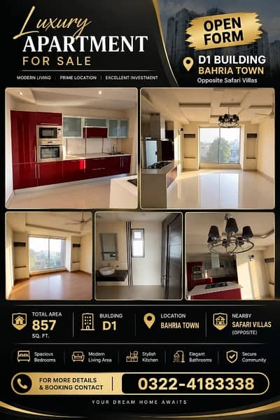one bed apartment for sale