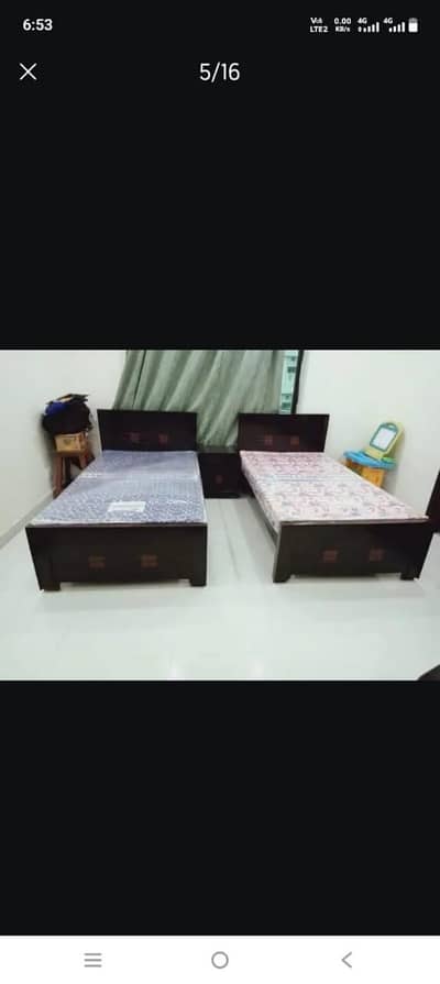single bed/wooden single bed/dressing table/bed set/wooden bed