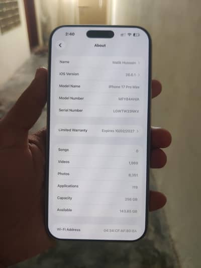 Apple iPhone 17 Pro Max