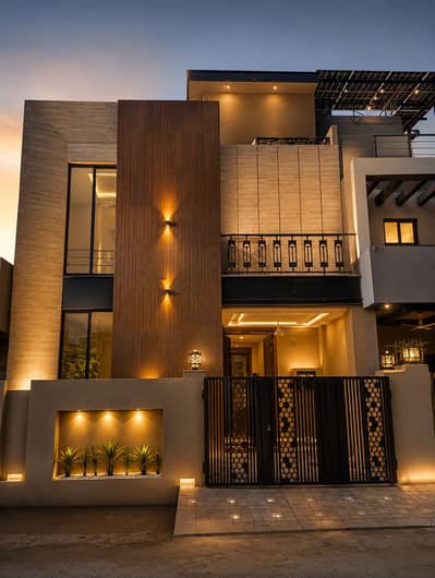 5 Marla Brand New Bungalow Modren Style Sale In Lake City Meadows Ex State Life H/S Lahore