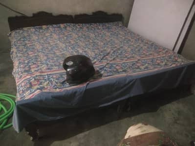 Single Bed 2 Piece Pure Wood For Sale