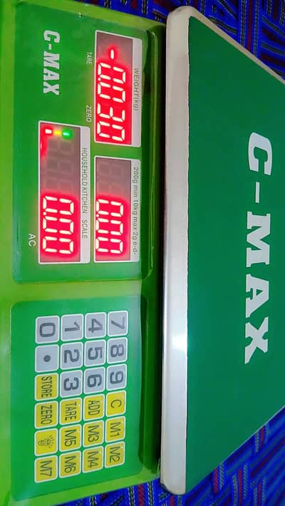 C Max digital balance only few days used