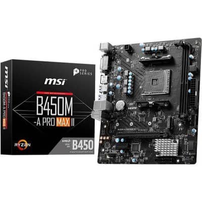 MSI B450M-A Pro Max II ProSeries Motherboard | With Box