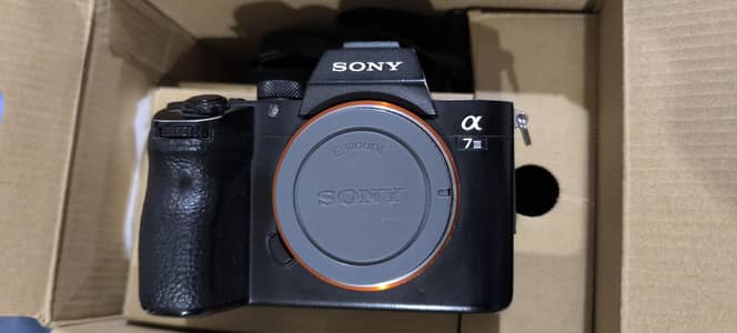 Sony a7iii mirrorless camera