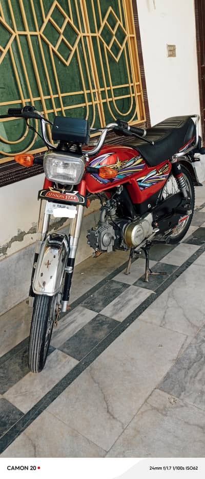 Union star motorcycle 2024 model all Punjab register 03175805212