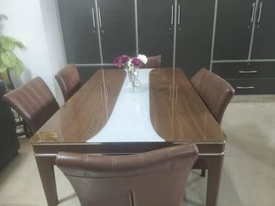 six seater dinning table