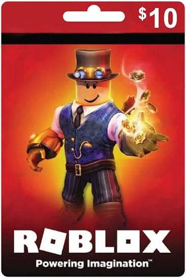 10 dollar robux card