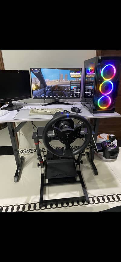 PXN V99 with PXN A10 Stand | Racing wheel setup |