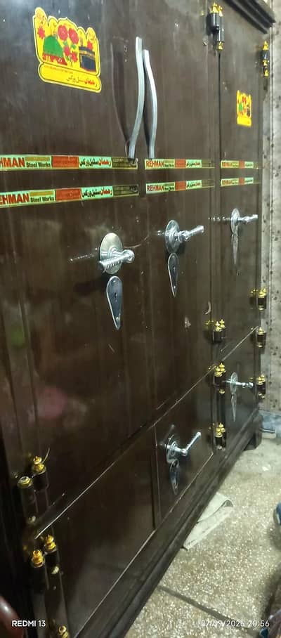 3 Door Heavy Weight Iron Safe Almirah