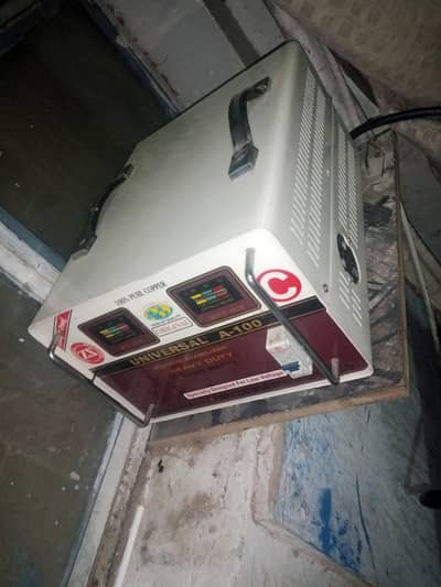 Universal Heavy Duty Voltage Stabilizer 10000 Watts (100% Pure Copper)