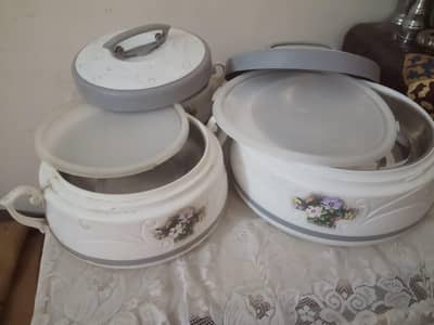 3-Piece Insulated Hotpot Set (Small, Medium & Large)