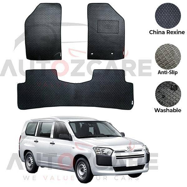 Toyota Probox China Rexine Floor Mat 3PCS - Model 2002-2018