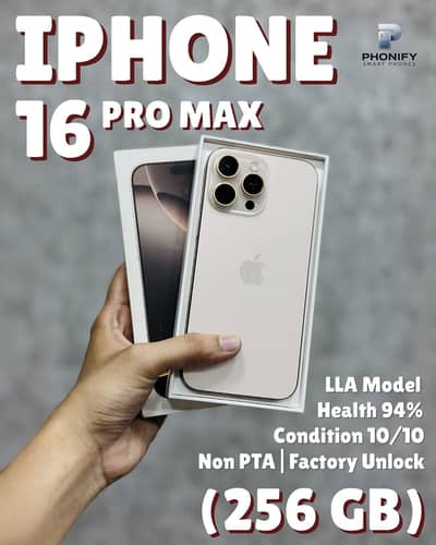 iPhone 16 Pro Max 256gb