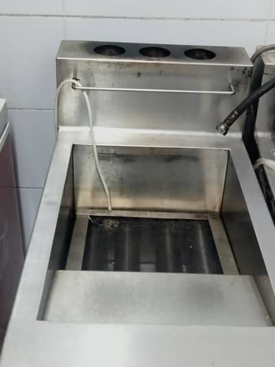 Commercial Electric Deep Fryer | Full SS Body | Dumplings Chips