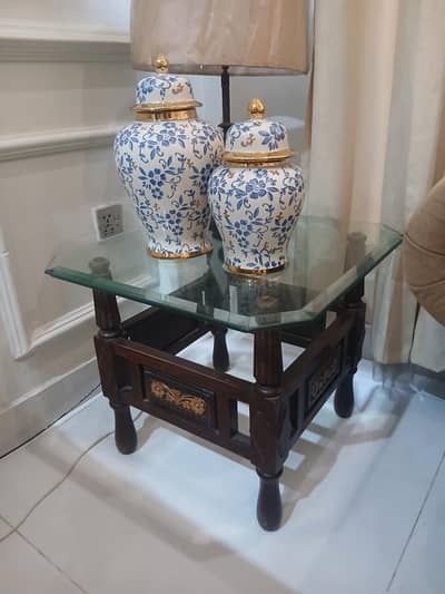 chinioti 3pc table set pure wood