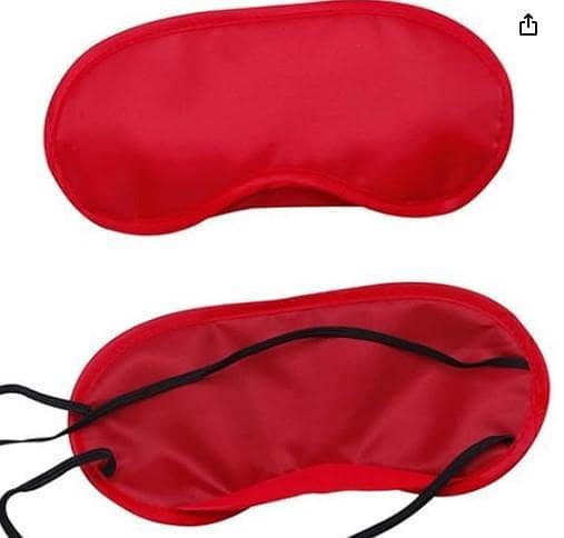 1pc Soft Polyester Sleep Eye Patch Eyeshade Blindfold Cover Lightweight Blockout Mask for Home Sleeping Travel RA5497