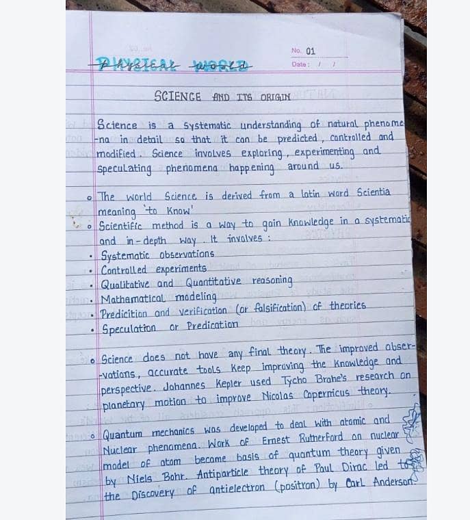 hand writing assignment 0
