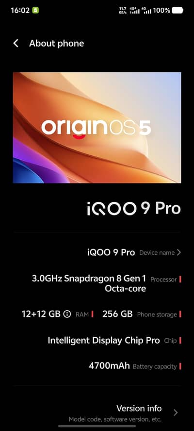 Vivo iQOO 9 Pro