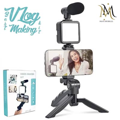 AY-49 Video-Making Kit Vlogging Tripod