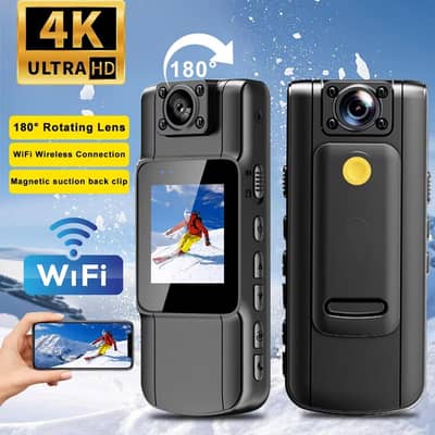 4k Wifi Body Camera With Nightvision