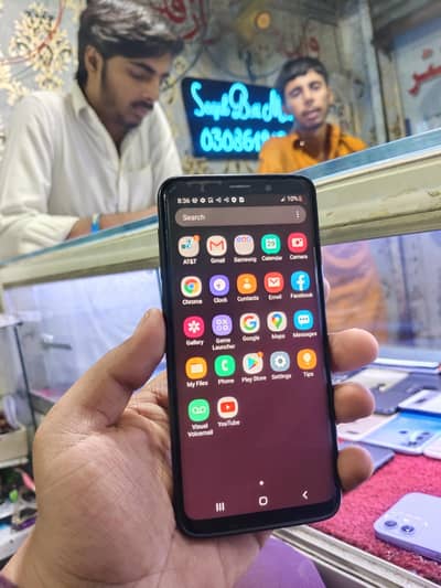 samsung s9 non PTA glas break 4GB 64GB chalne me all ok